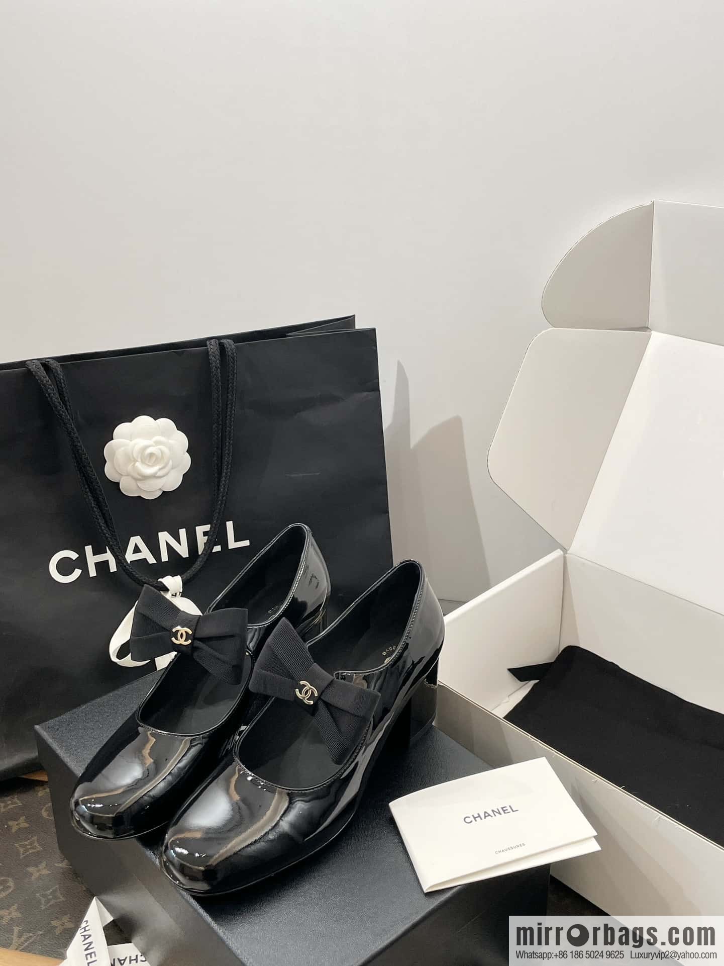 CHANEL Xiaoxiang Bow 🎀 Mary Jane high heels