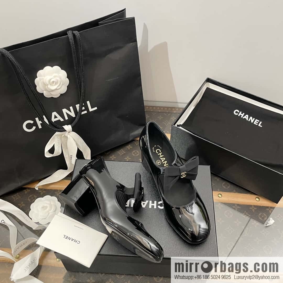 CHANEL Xiaoxiang Bow 🎀 Mary Jane high heels