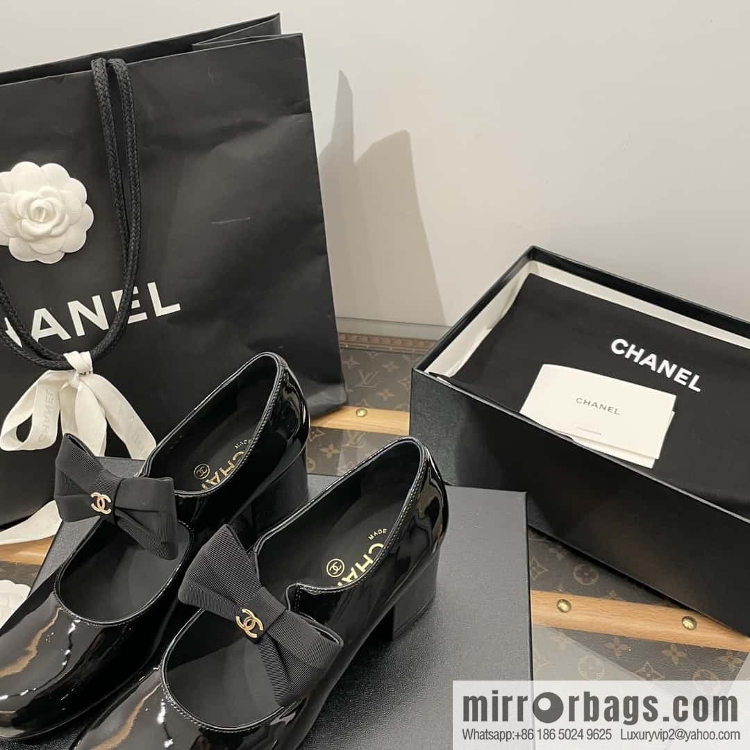 CHANEL Xiaoxiang Bow 🎀 Mary Jane high heels