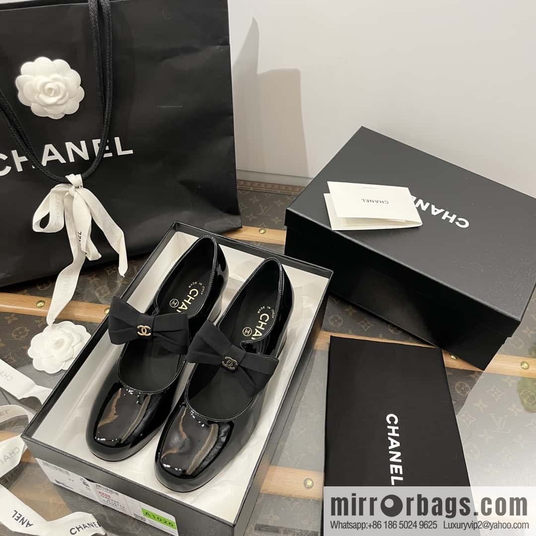 CHANEL Xiaoxiang Bow 🎀 Mary Jane high heels