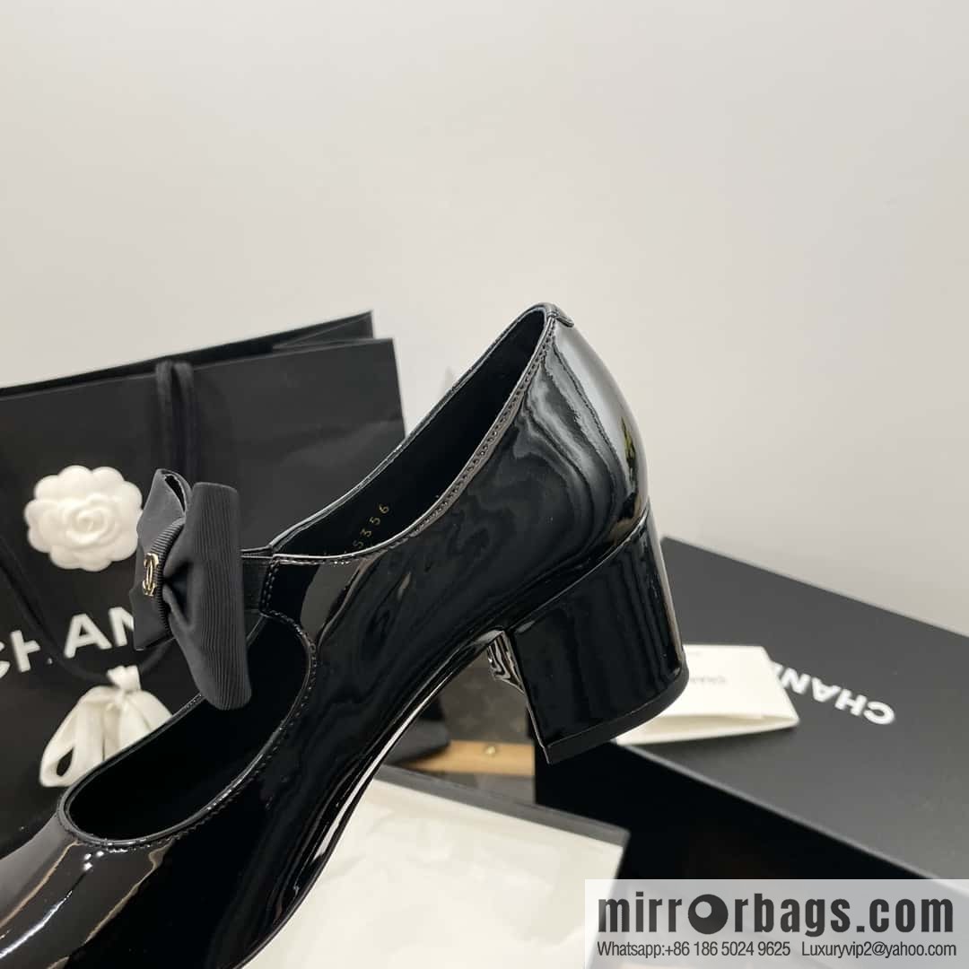 CHANEL Xiaoxiang Bow 🎀 Mary Jane high heels