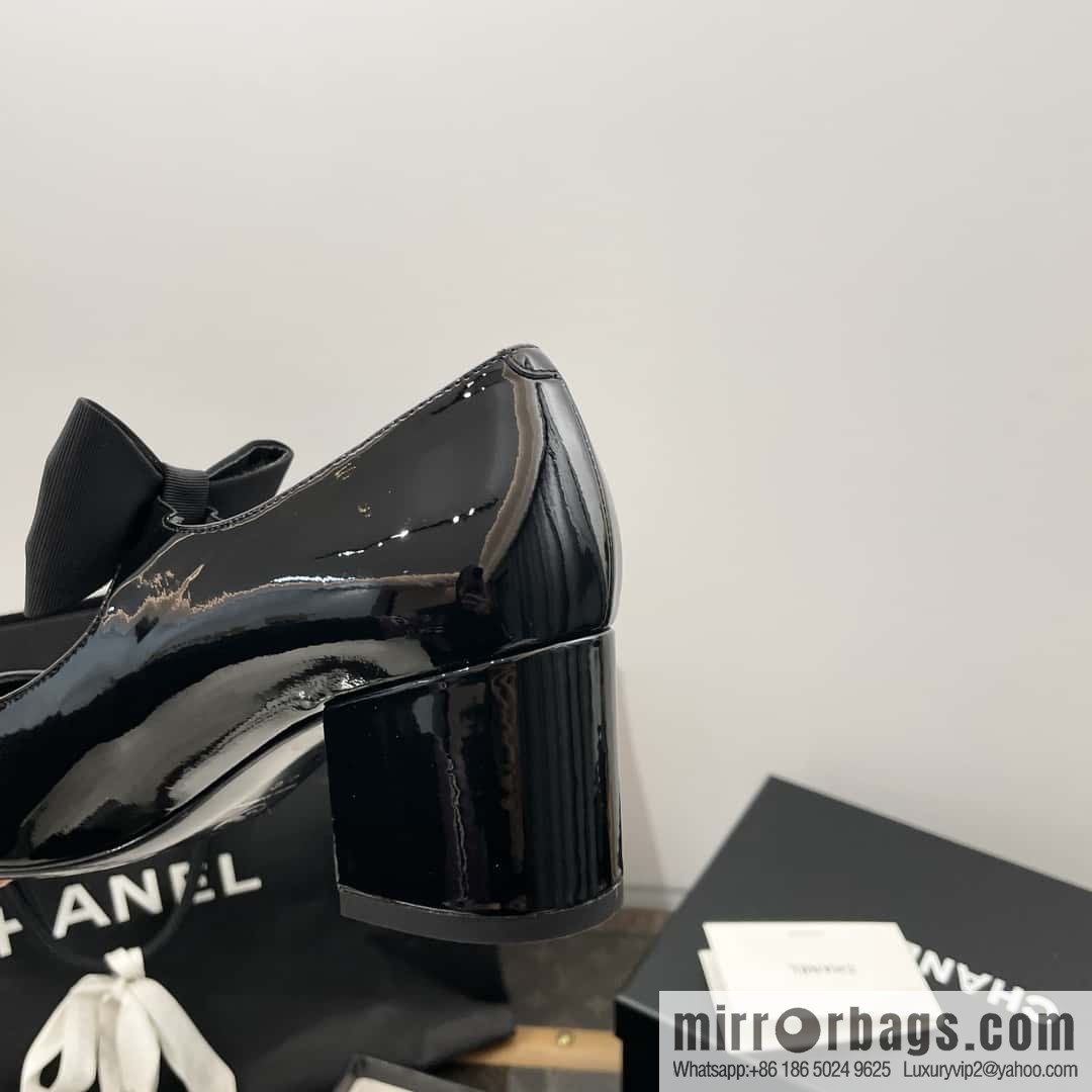 CHANEL Xiaoxiang Bow 🎀 Mary Jane high heels