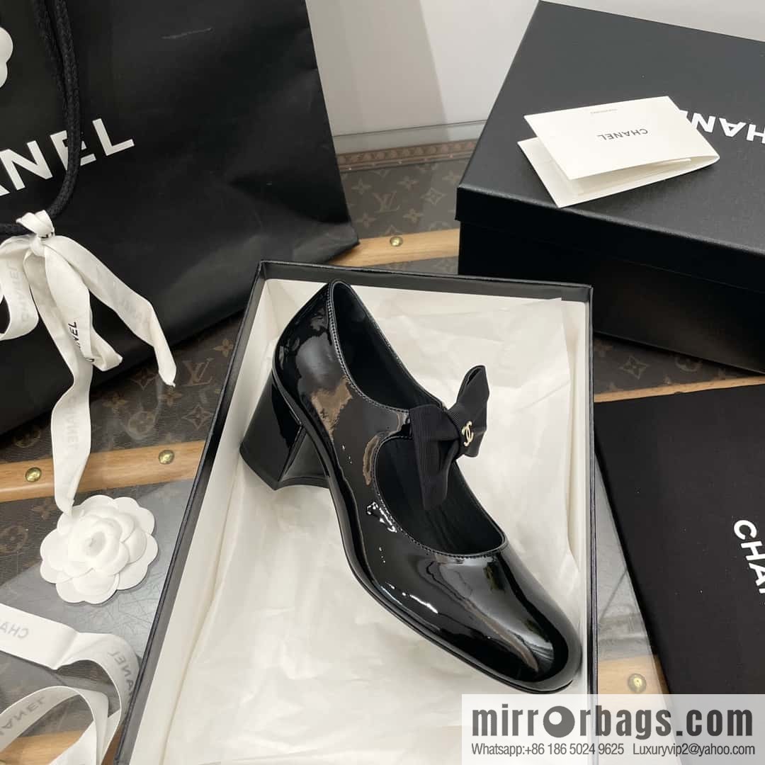 CHANEL Xiaoxiang Bow 🎀 Mary Jane high heels