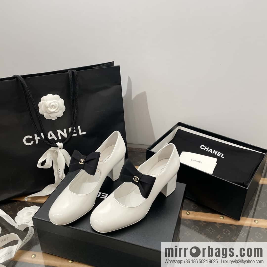 CHANEL Xiaoxiang Bow 🎀 Mary Jane high heels