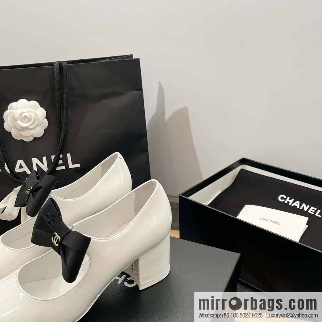 CHANEL Xiaoxiang Bow 🎀 Mary Jane high heels