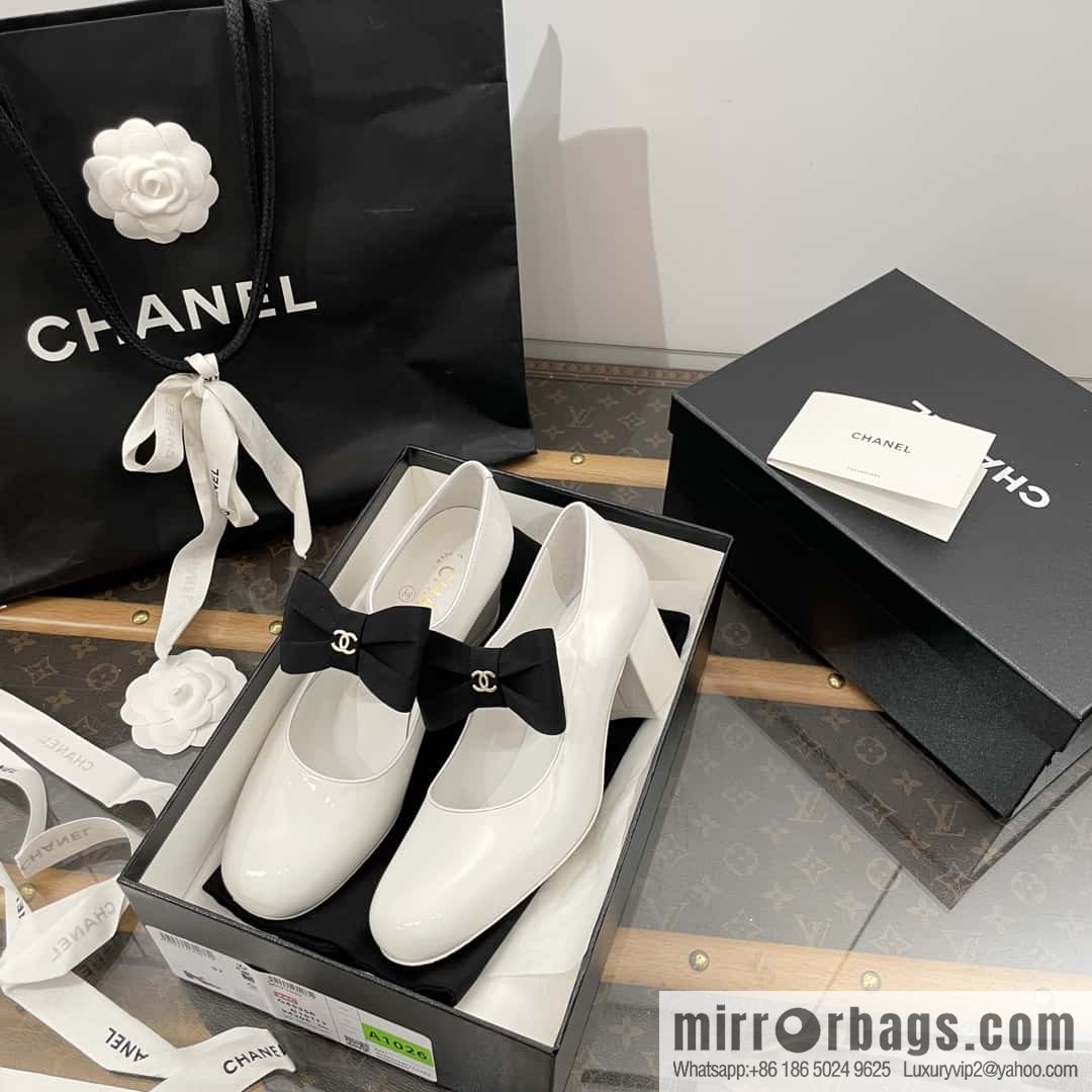 CHANEL Xiaoxiang Bow 🎀 Mary Jane high heels