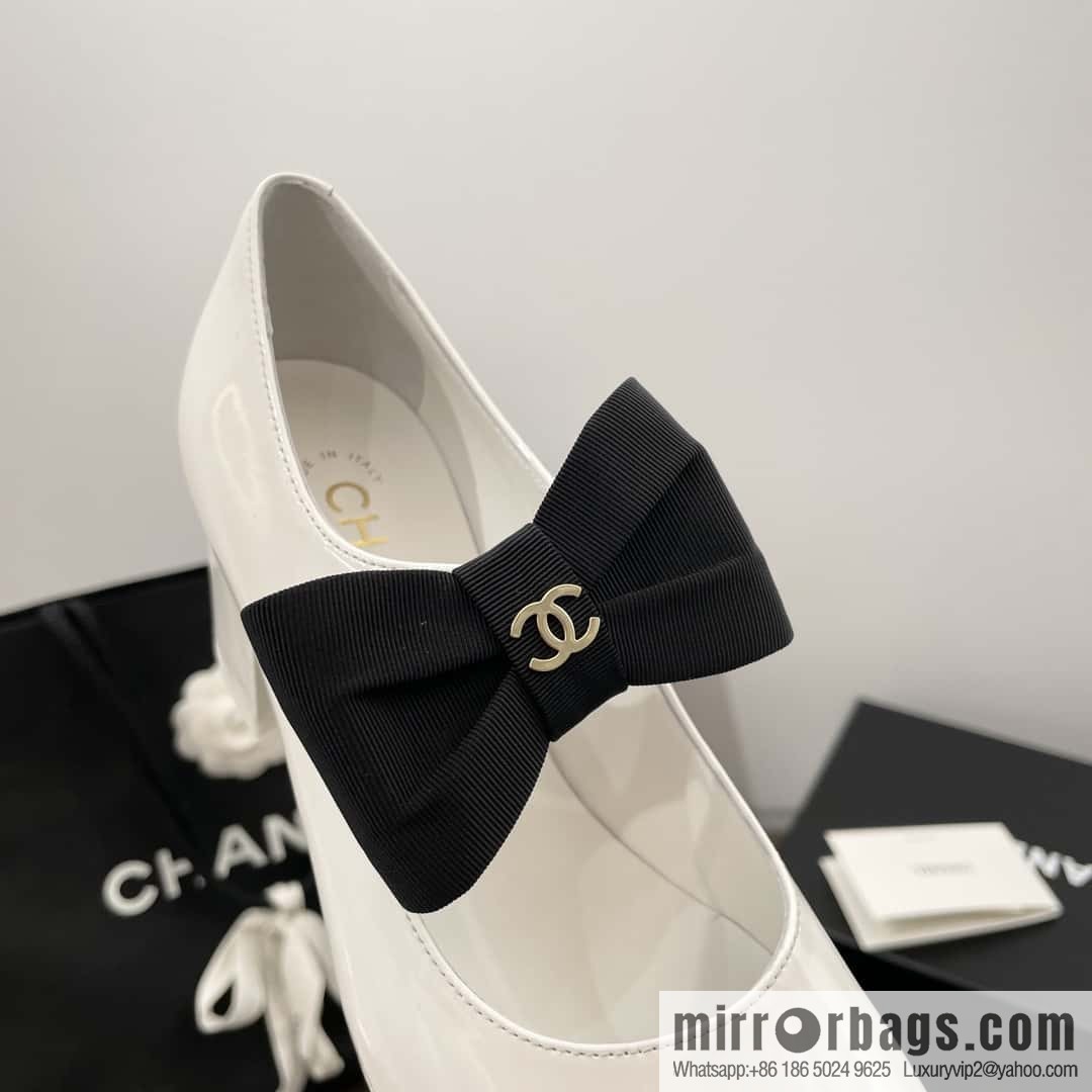 CHANEL Xiaoxiang Bow 🎀 Mary Jane high heels