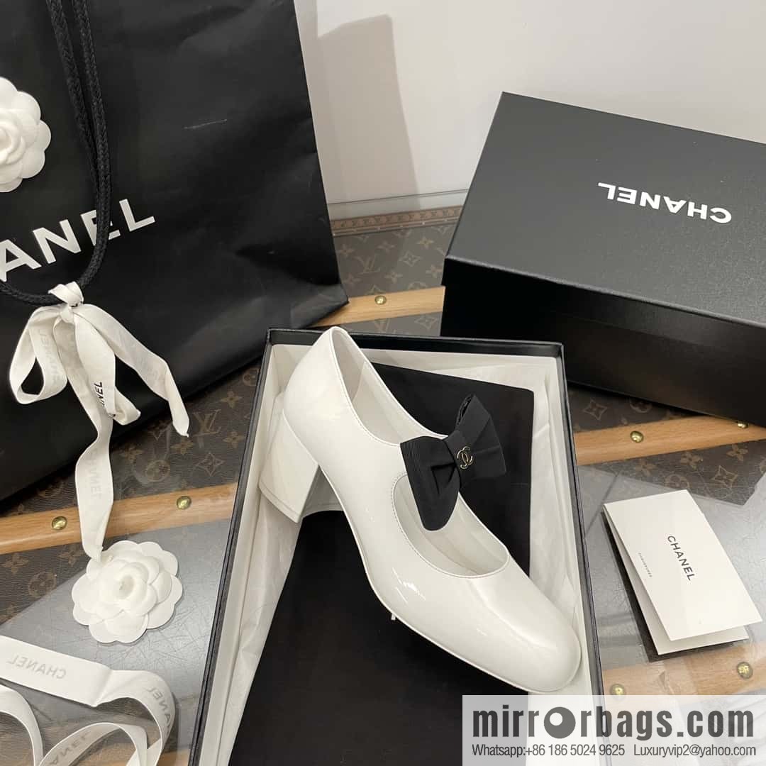 CHANEL Xiaoxiang Bow 🎀 Mary Jane high heels