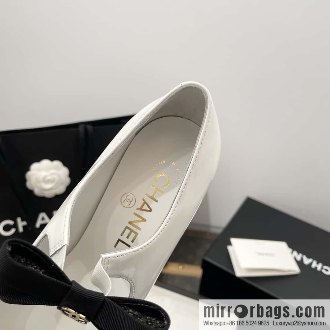CHANEL Xiaoxiang Bow 🎀 Mary Jane high heels
