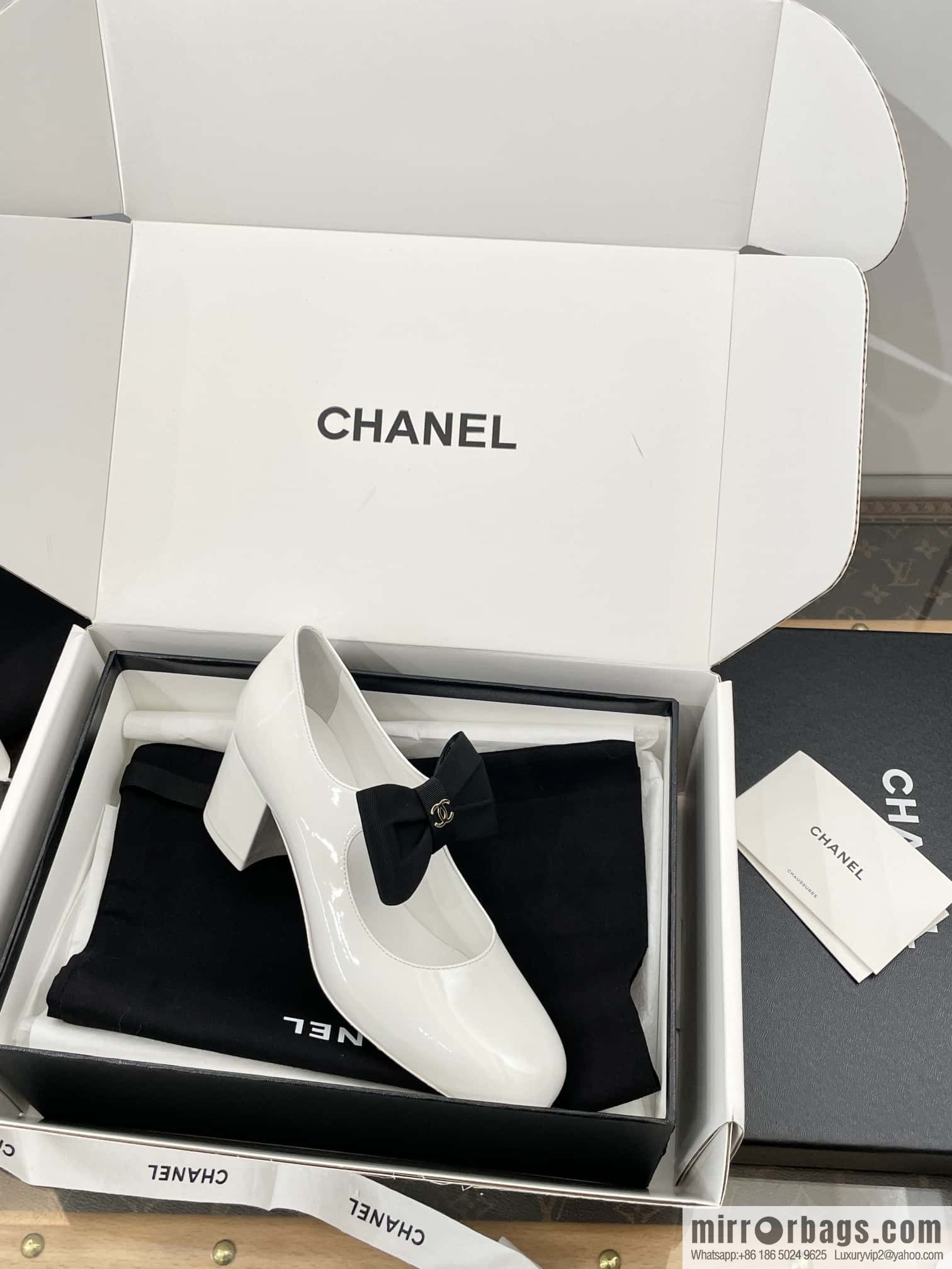 CHANEL Xiaoxiang Bow 🎀 Mary Jane high heels
