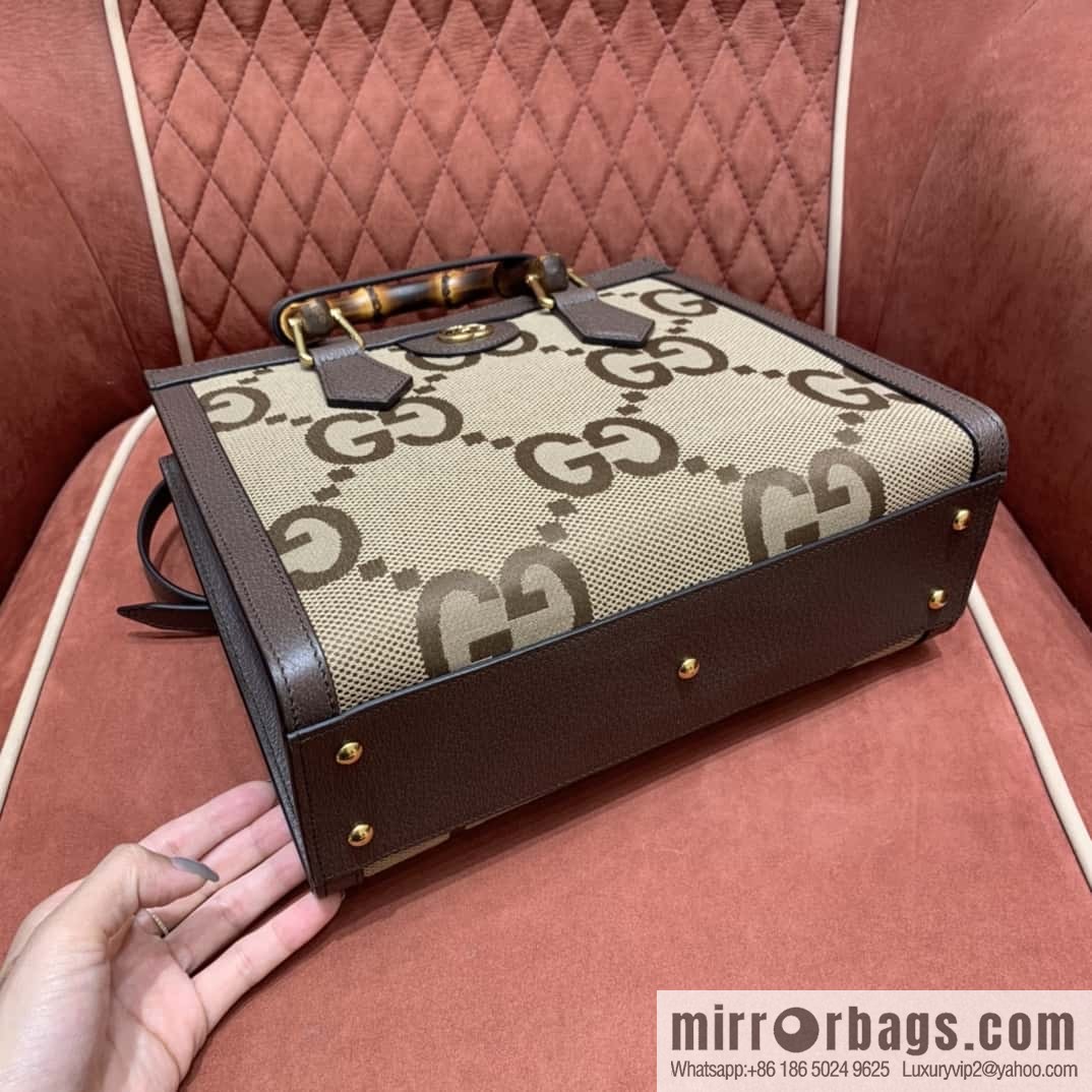 GUCCI Gucc1 Diana canvas tote bag 660195