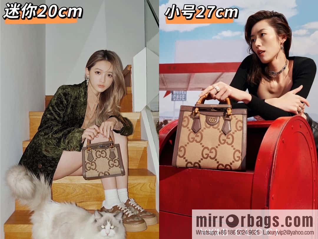GUCCI Diana canvas tote bag 655661