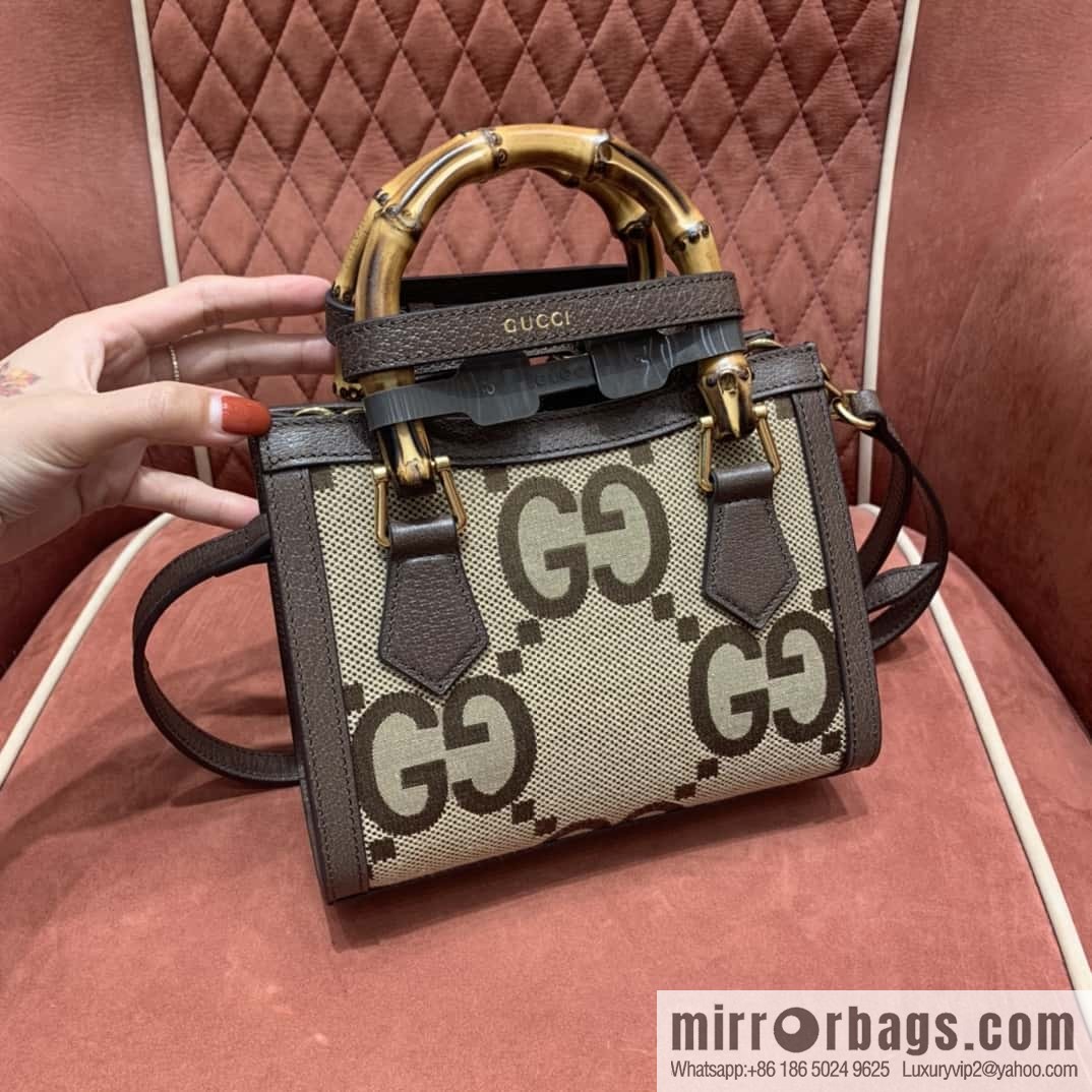 GUCCI Diana canvas tote bag 655661