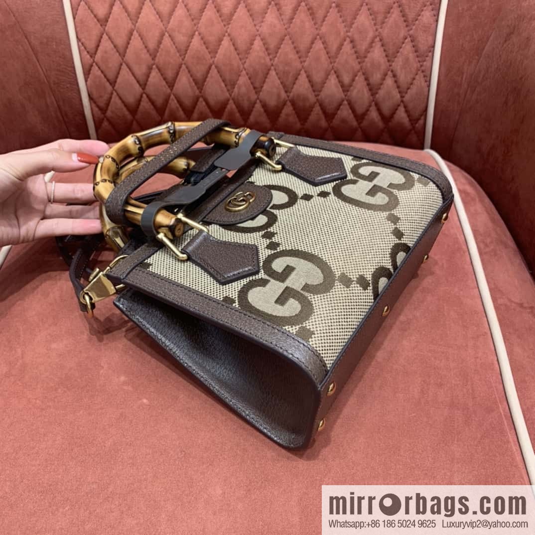GUCCI Diana canvas tote bag 655661