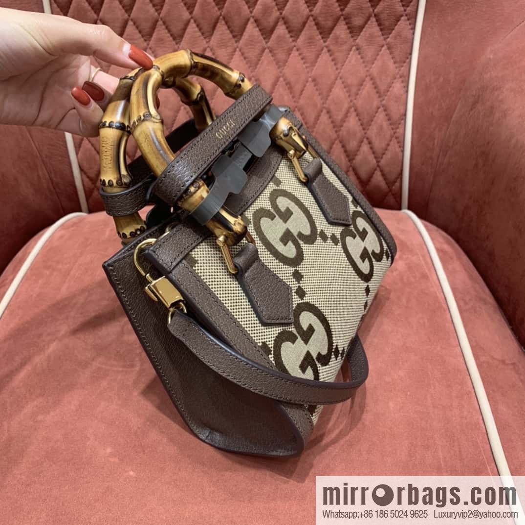 GUCCI Diana canvas tote bag 655661