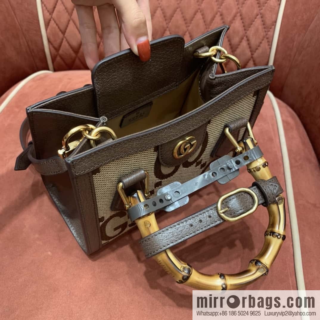 GUCCI Diana canvas tote bag 655661