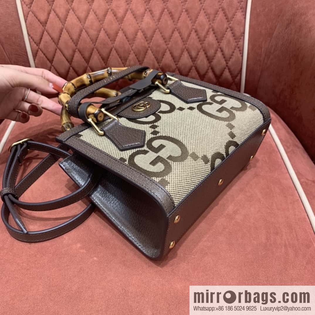 GUCCI Diana canvas tote bag 655661