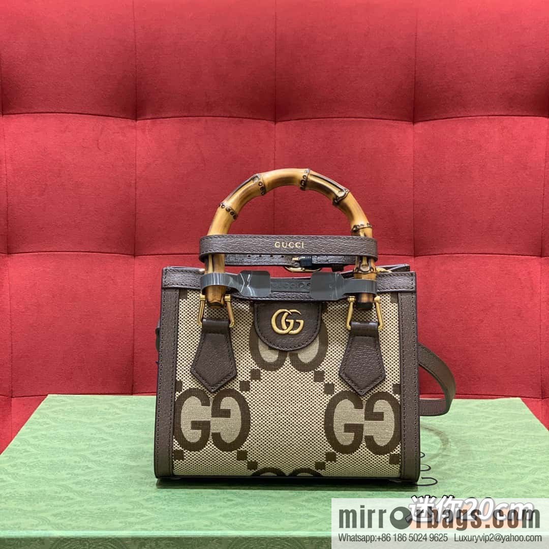 GUCCI Diana canvas tote bag 655661