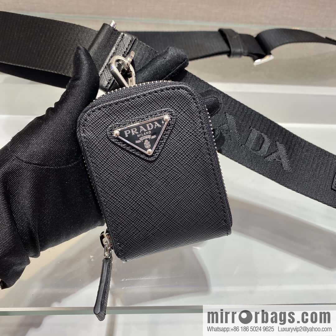 PRADA full leather three-in-one 😘😘 model number 2VH113 full leather/cross pattern leather