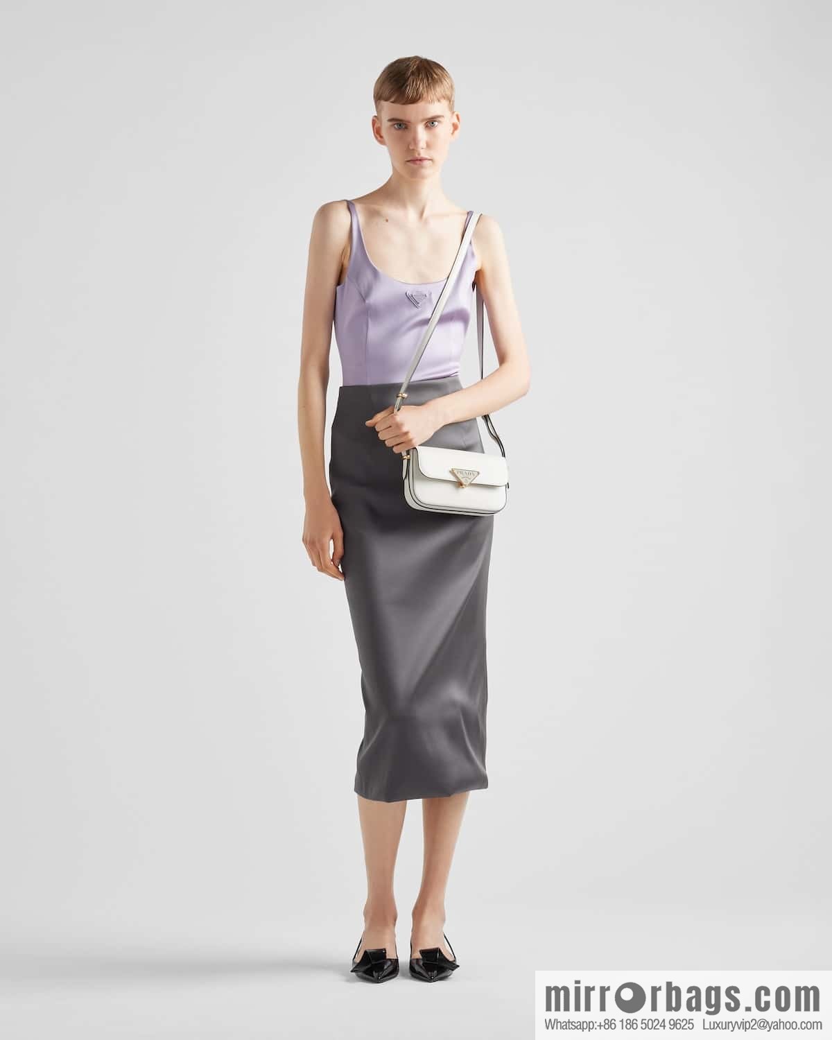 PRADA new shoulder bag 1BD339 white