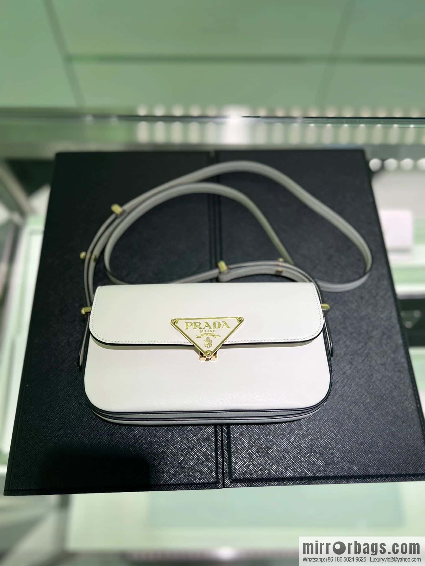 PRADA new shoulder bag 1BD339 white