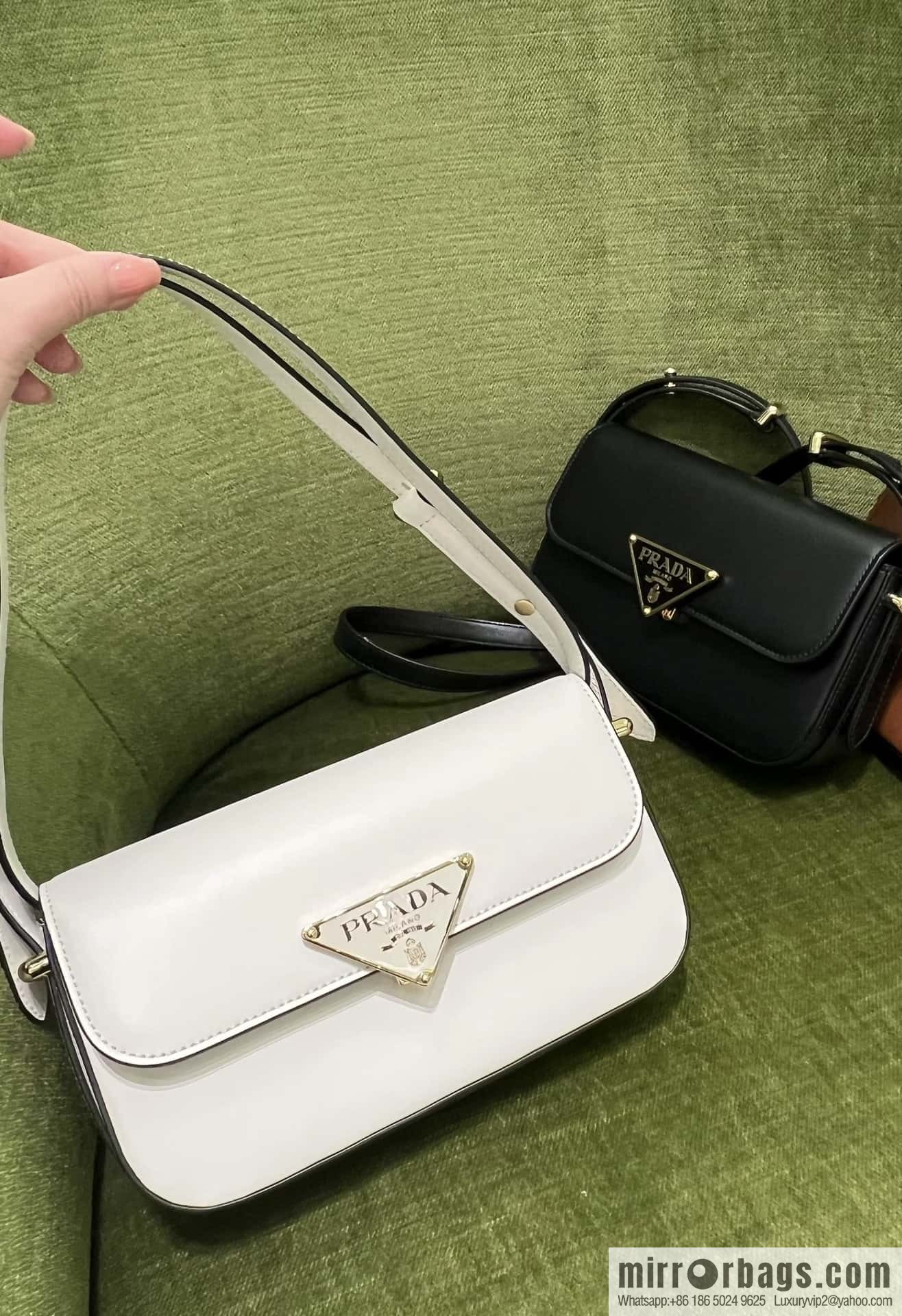PRADA new shoulder bag 1BD339 white