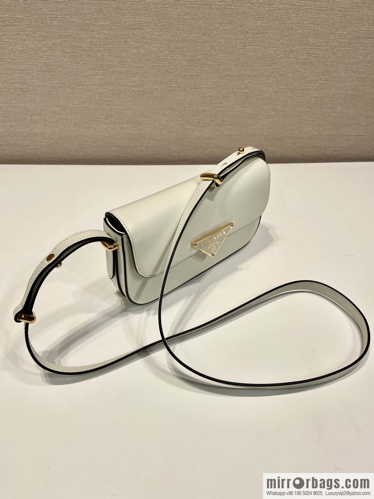 PRADA new shoulder bag 1BD339 white