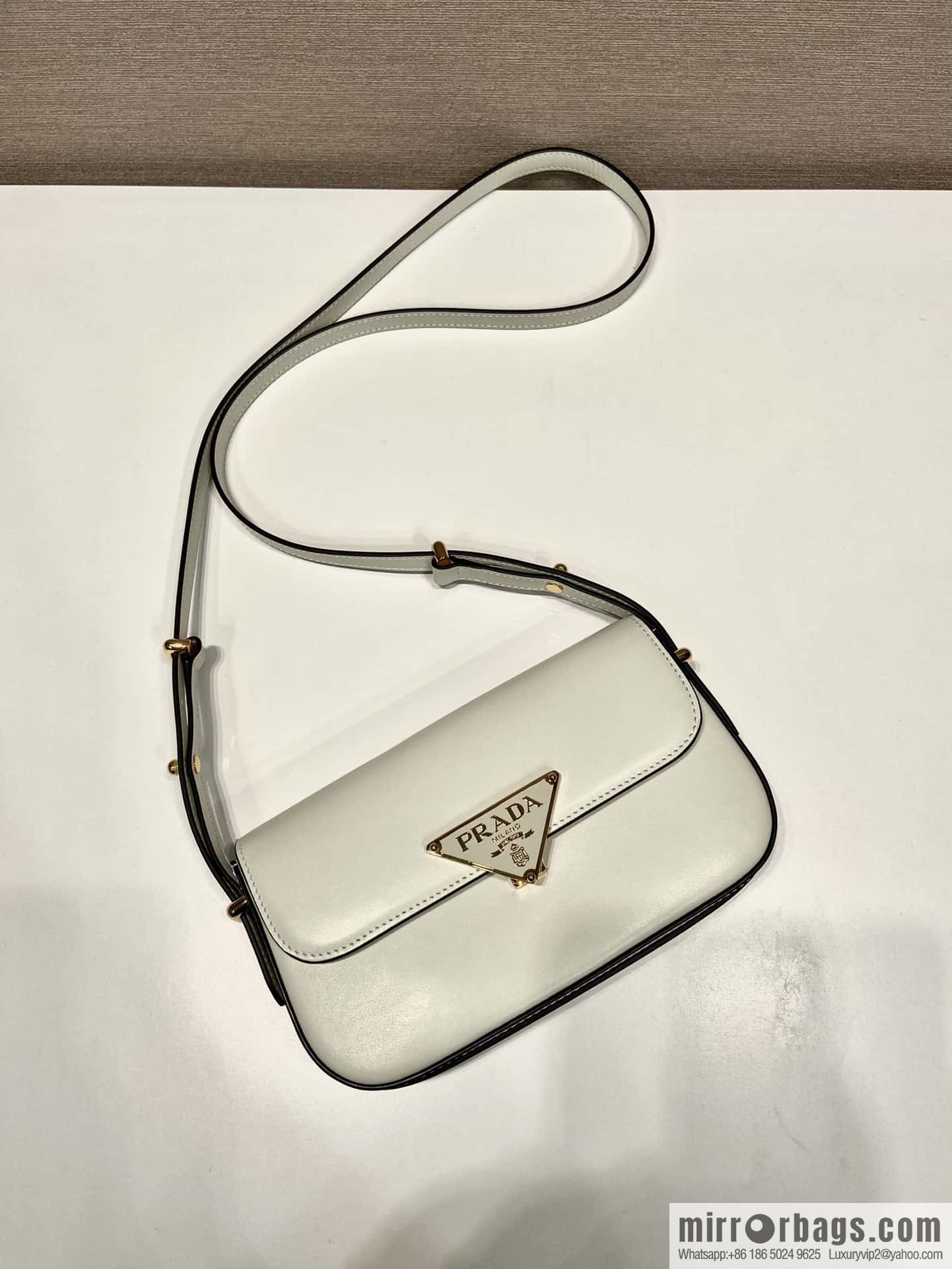 PRADA new shoulder bag 1BD339 white