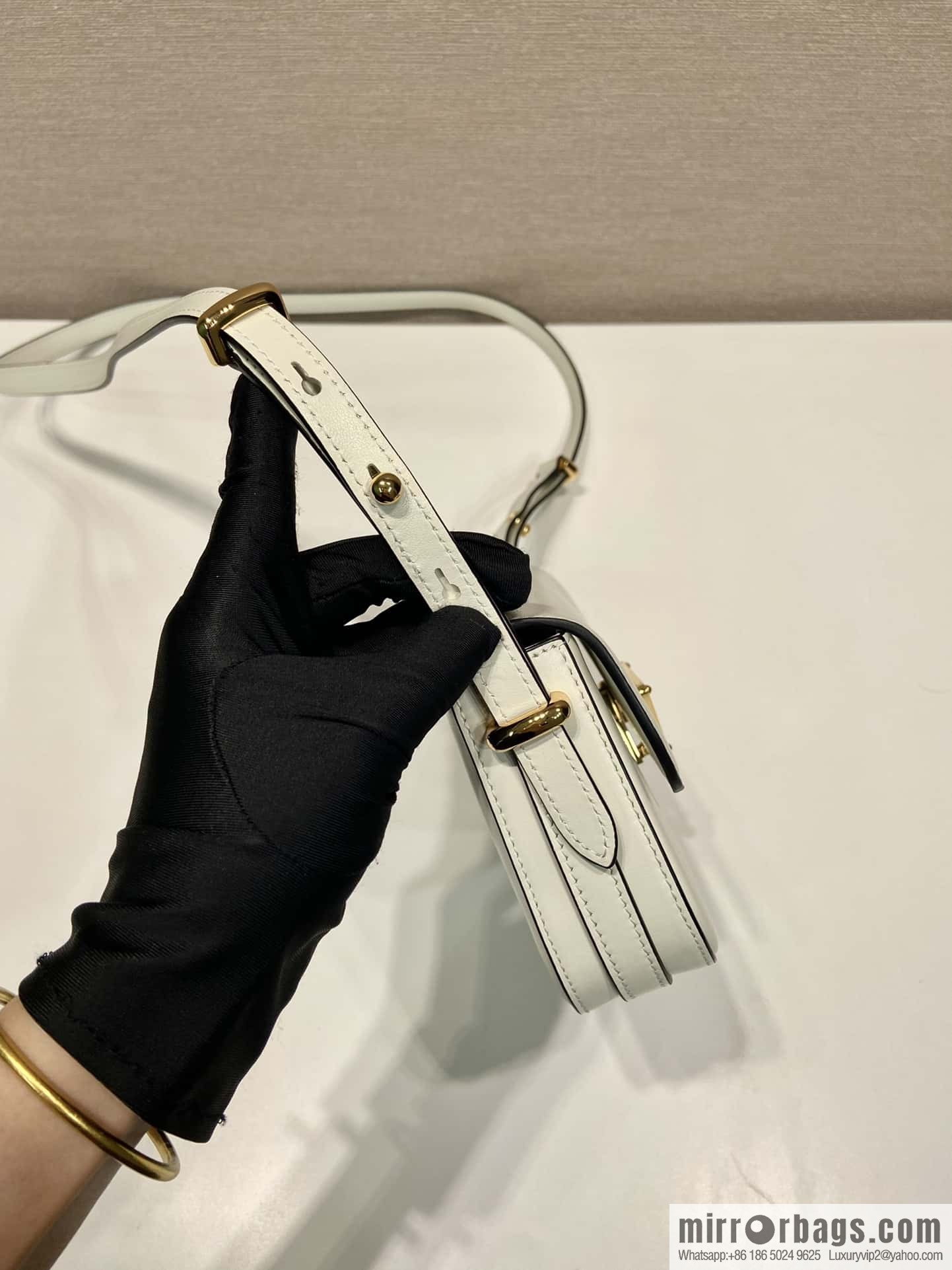 PRADA new shoulder bag 1BD339 white