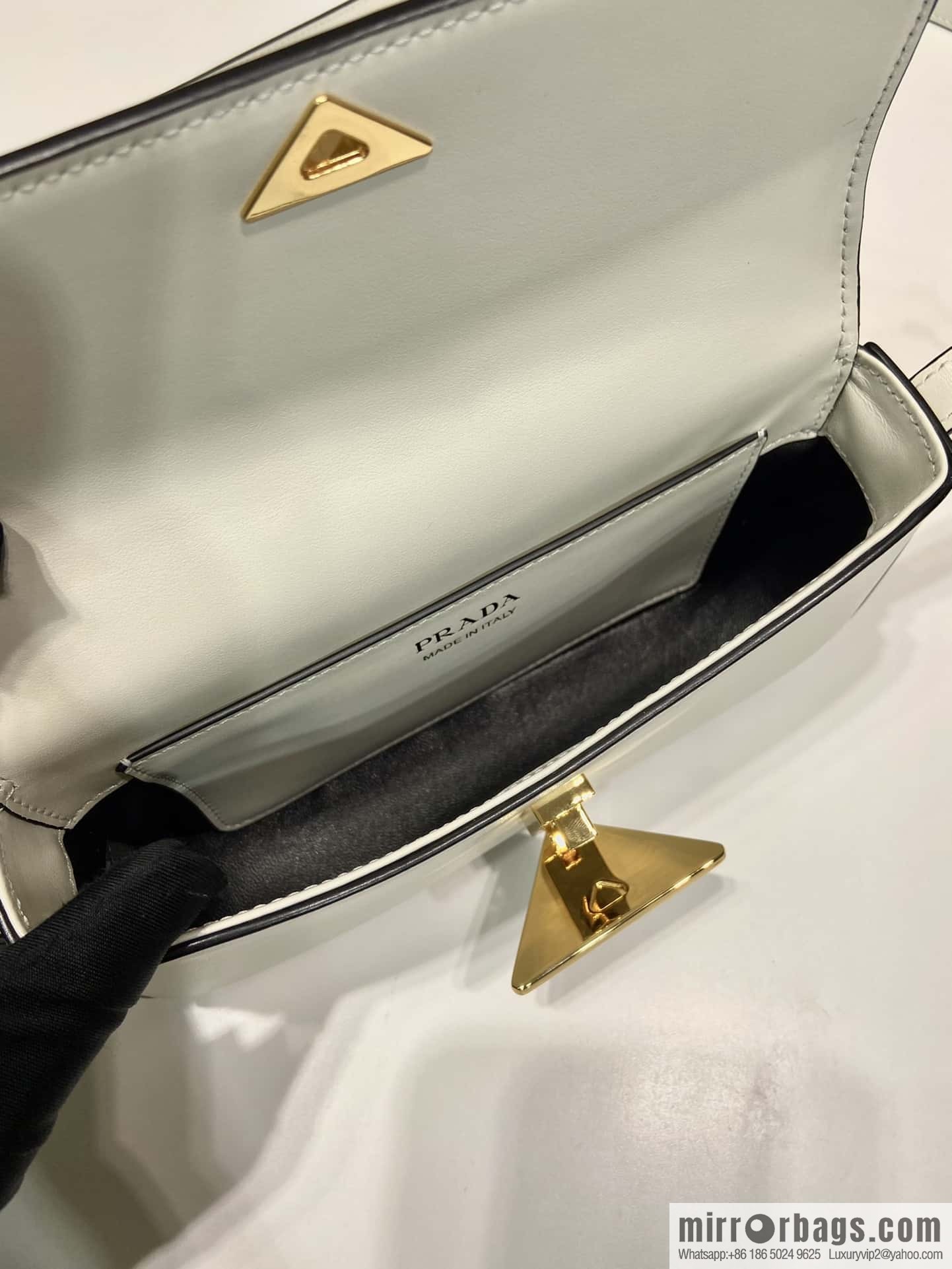 PRADA new shoulder bag 1BD339 white