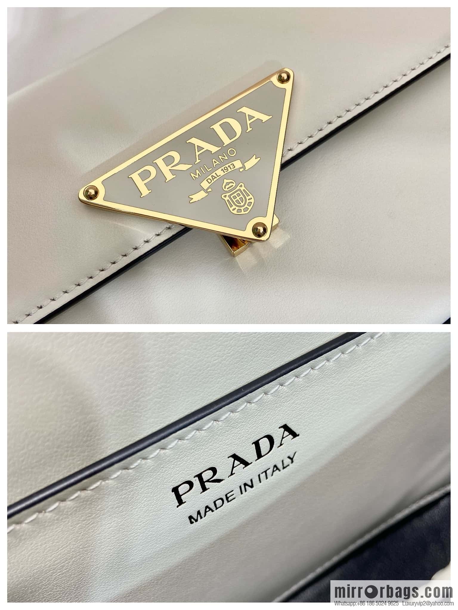 PRADA new shoulder bag 1BD339 white
