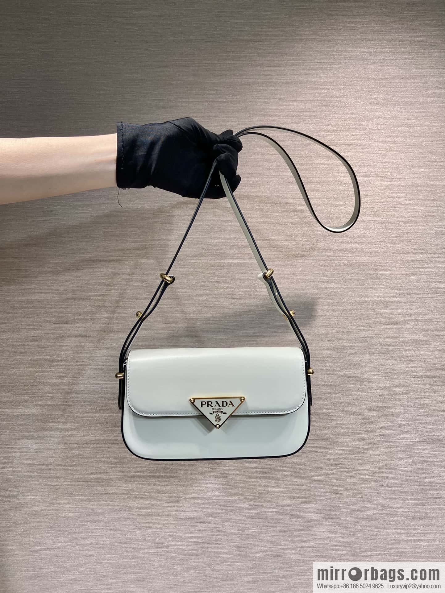 PRADA new shoulder bag 1BD339 white