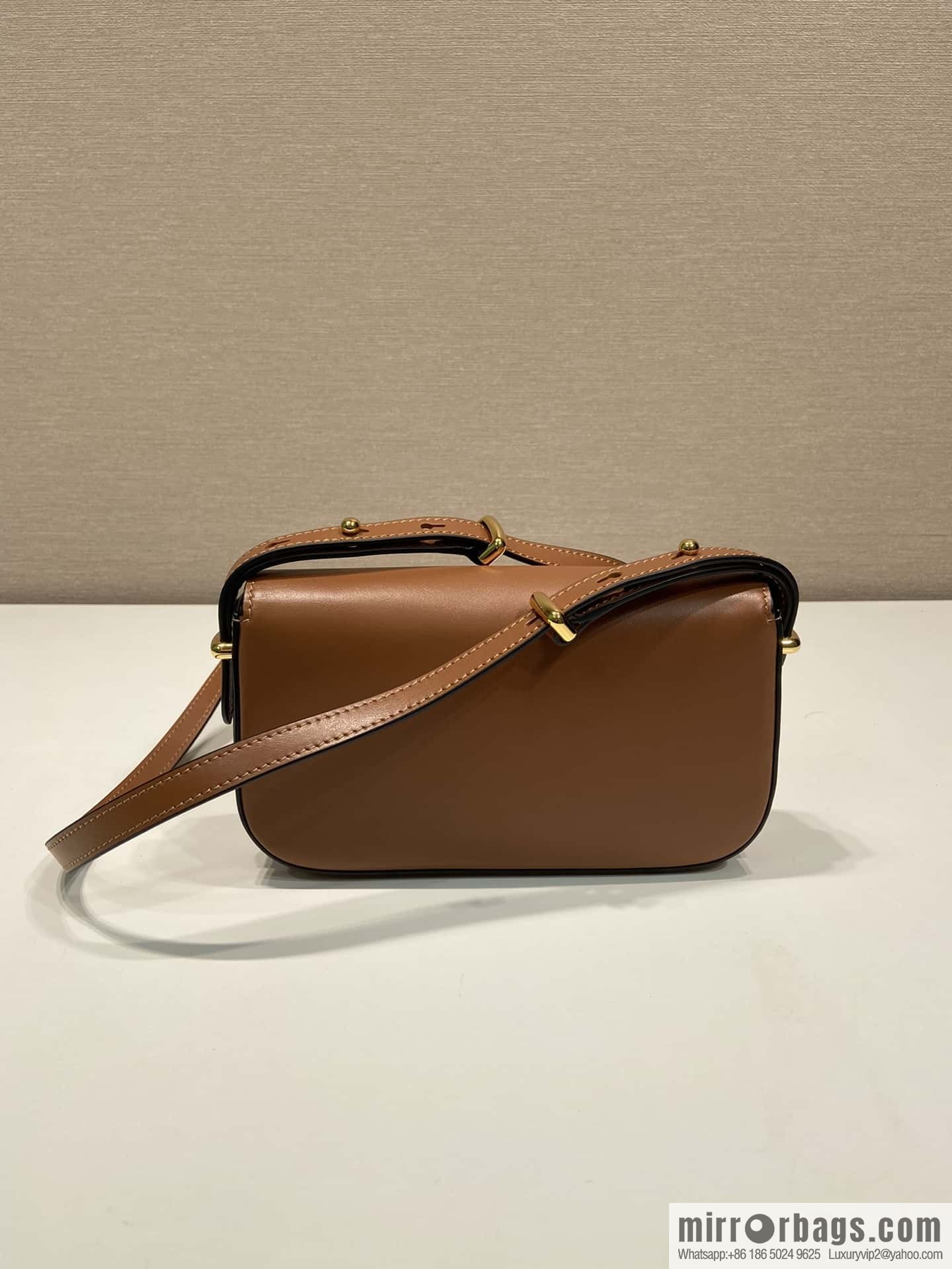 PRADA new shoulder bag 1BD339 caramel color