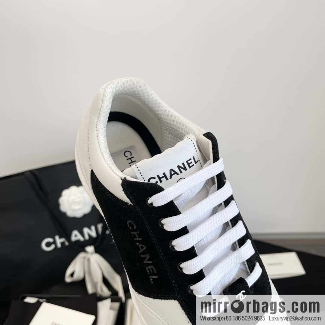 CHANEL Xiaoxiang Spring and summer color matching casual sports shoes