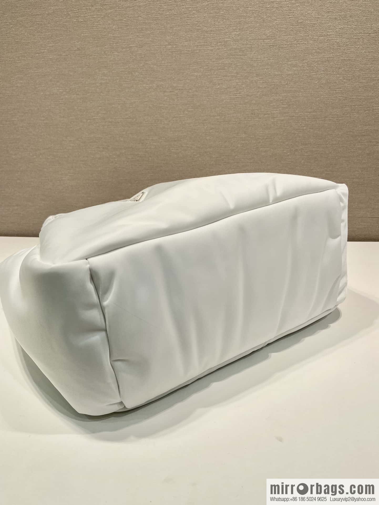 PRADA Prada nylon fabric king tote bag 1BG449 white