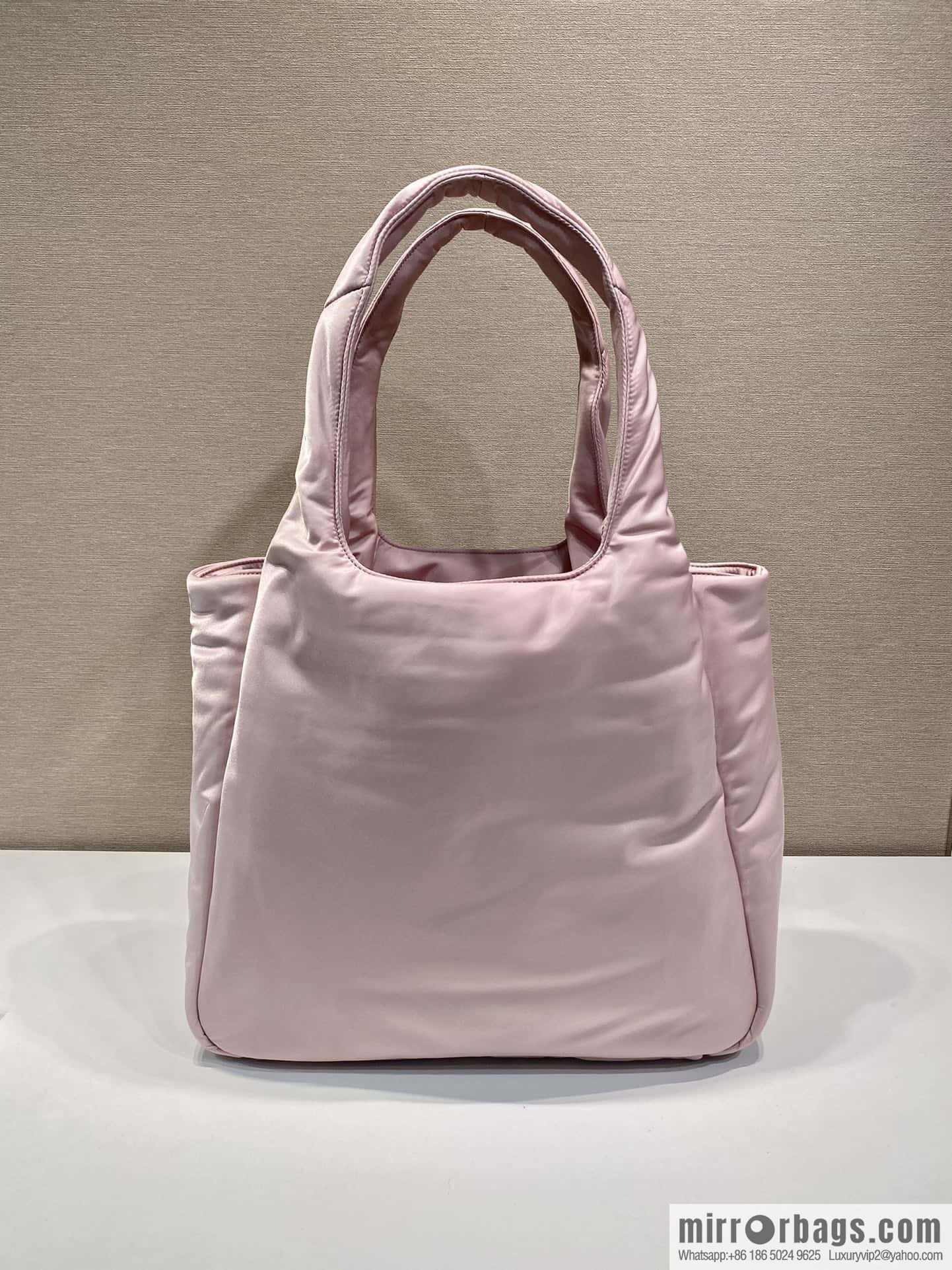 PRADA Prada nylon fabric extra large tote bag 1BG449 pink
