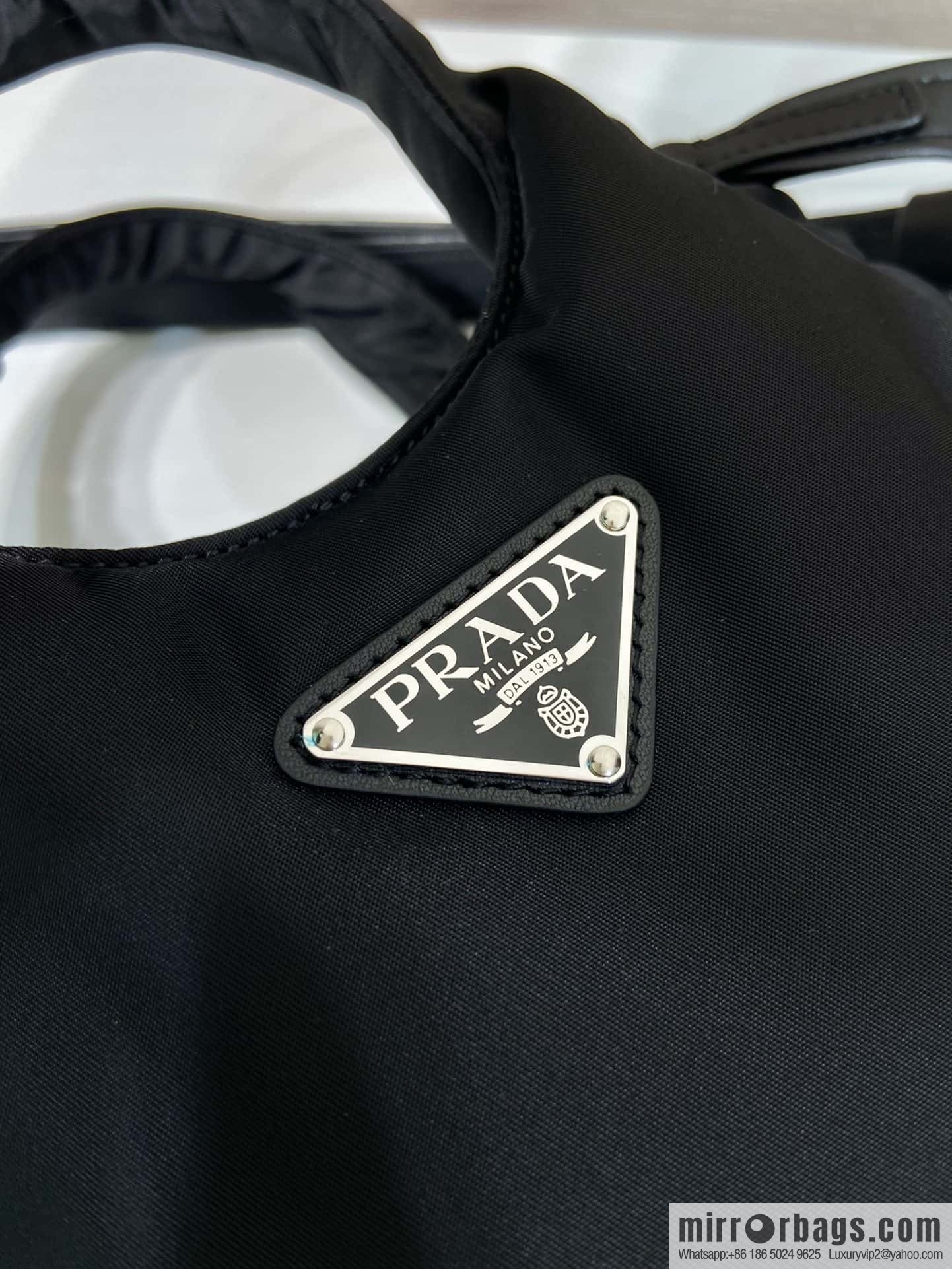 PRADA Prada mini tote bag 🎉 black 1BA359 nylon fabric