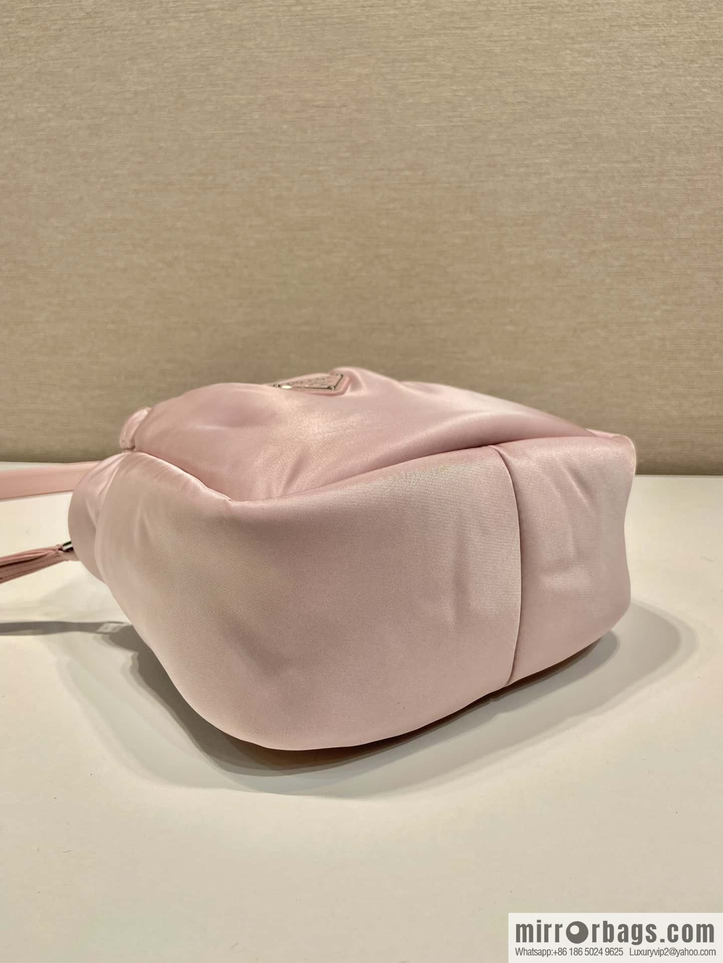 PRADA Prada mini tote bag 🎉 light powder 1BA359 nylon fabric