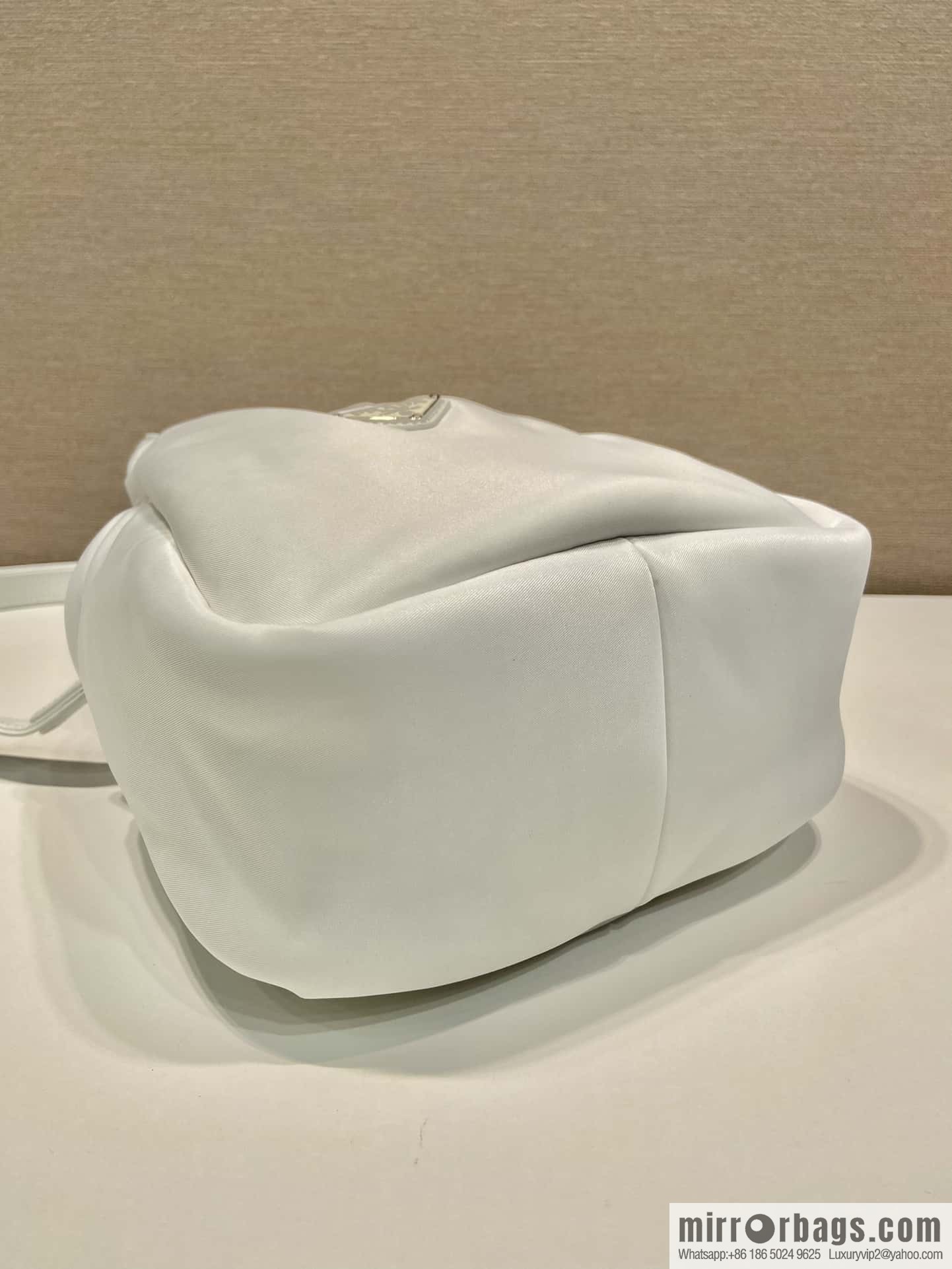 PRADA Prada mini tote bag 🎉 white 1BA359 nylon fabric