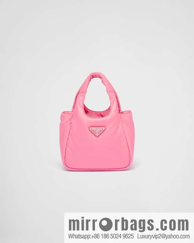 Prada mini tote bag 🎉 pink 1BA359 nylon fabric