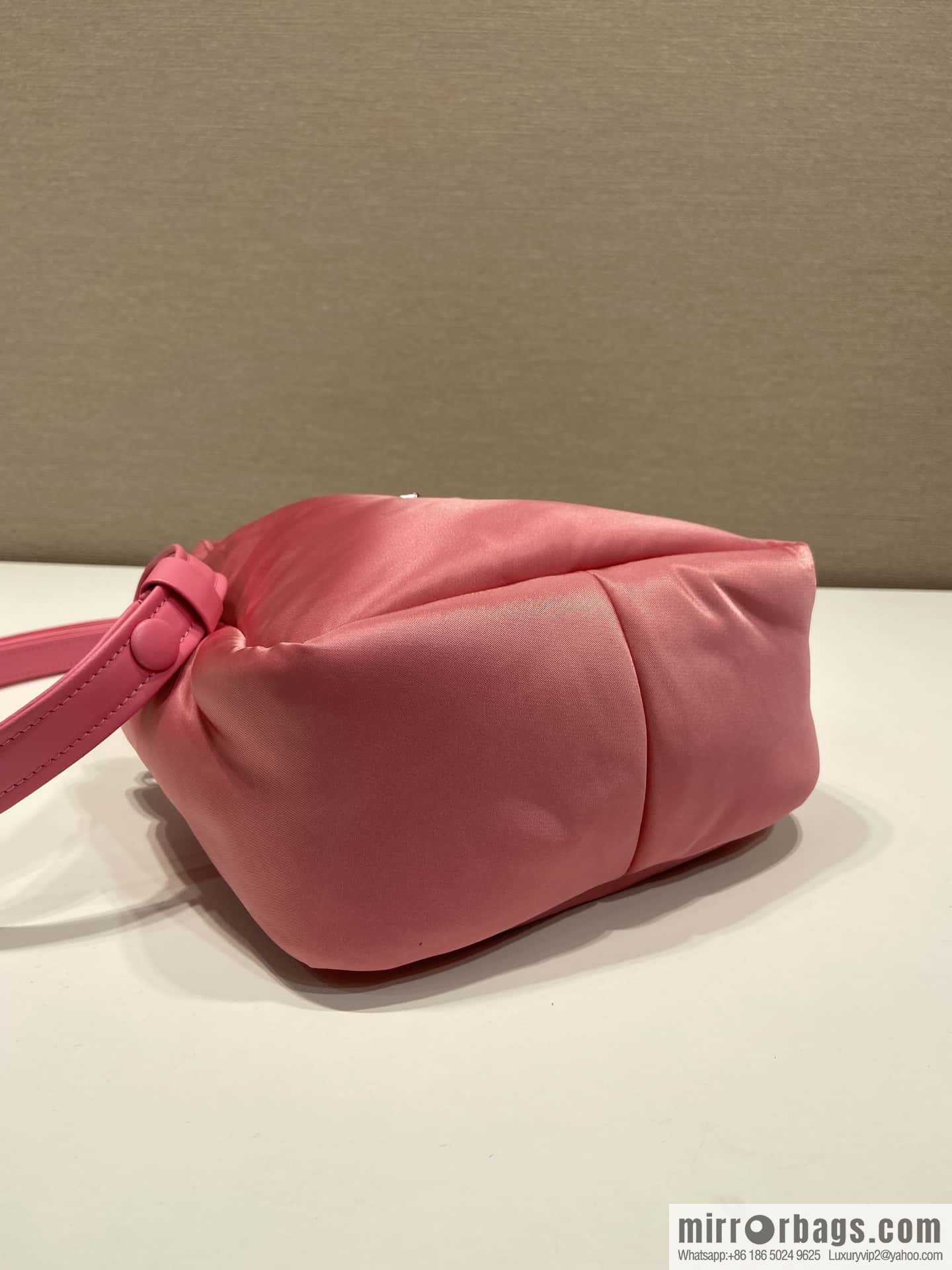 Prada mini tote bag 🎉 pink 1BA359 nylon fabric