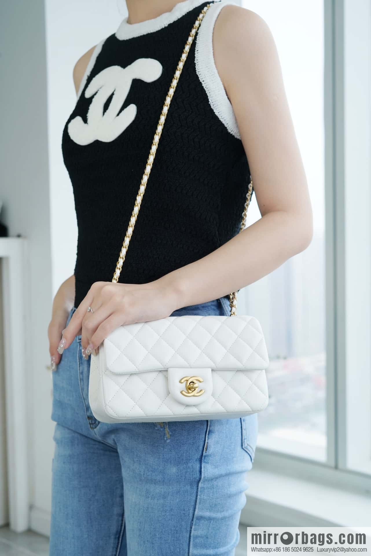 CHANEL Metal Ball Fairy White AS1787