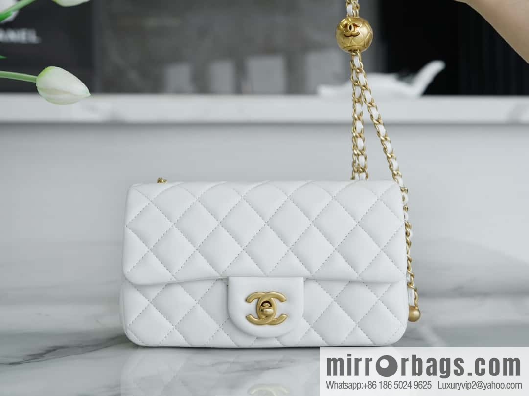 CHANEL Metal Ball Fairy White AS1787