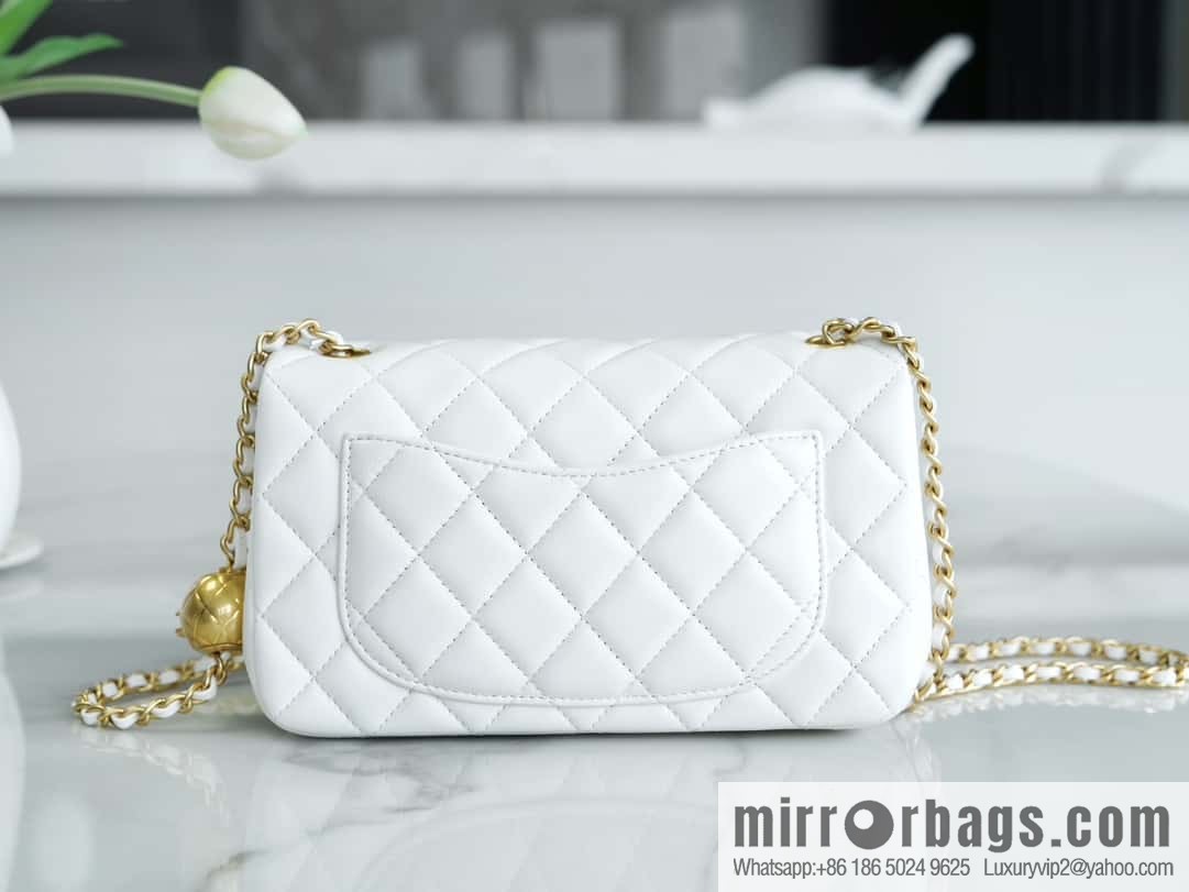 CHANEL Metal Ball Fairy White AS1787