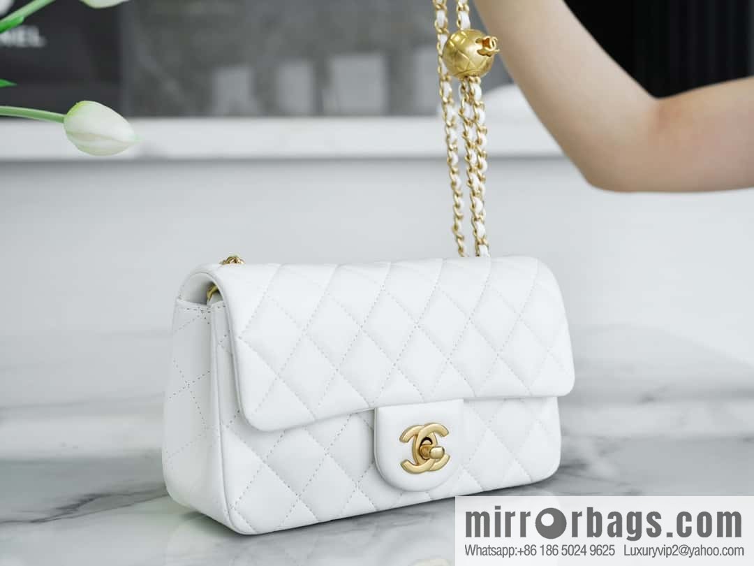 CHANEL Metal Ball Fairy White AS1787