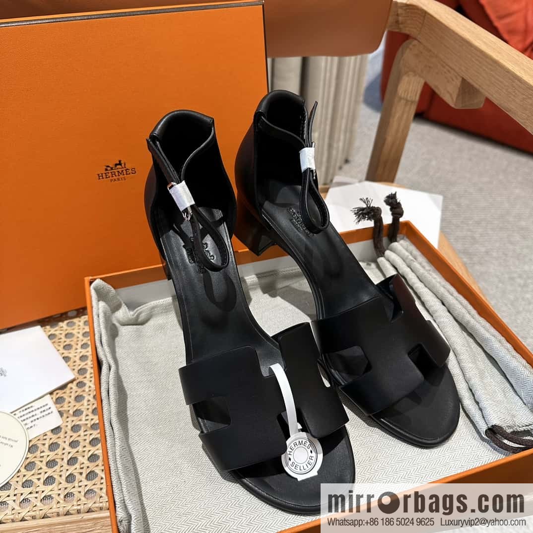 Hermès H high-heeled sandals