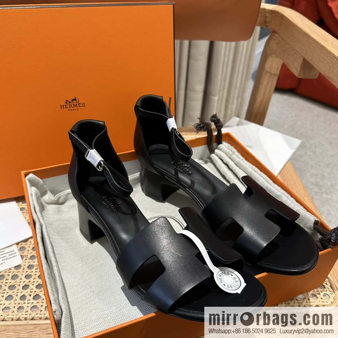 Hermès H high-heeled sandals