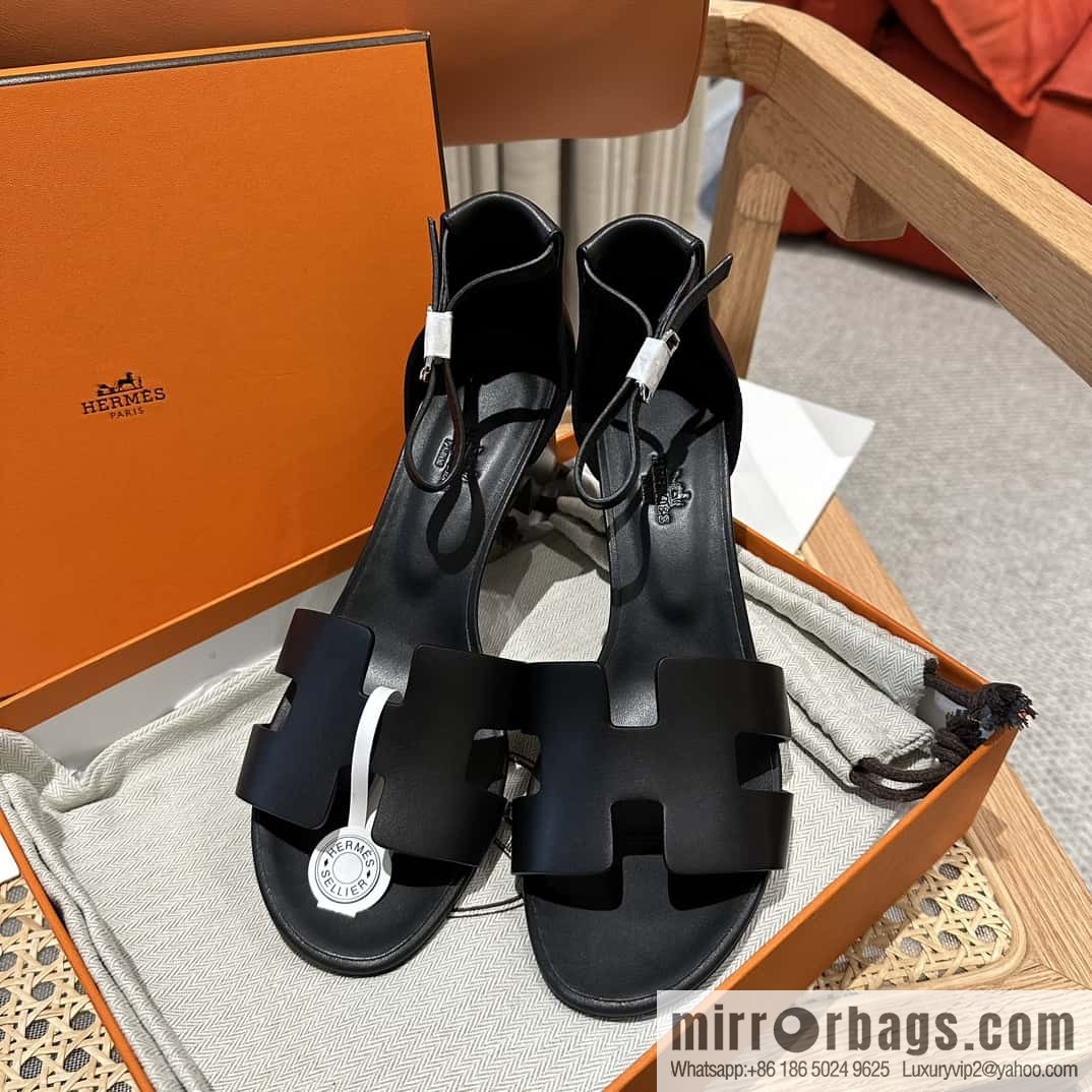 Hermès H high-heeled sandals