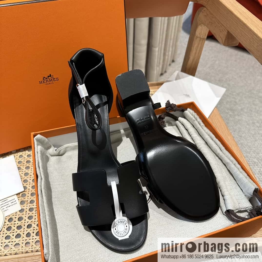Hermès H high-heeled sandals