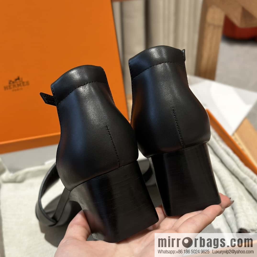 Hermès H high-heeled sandals